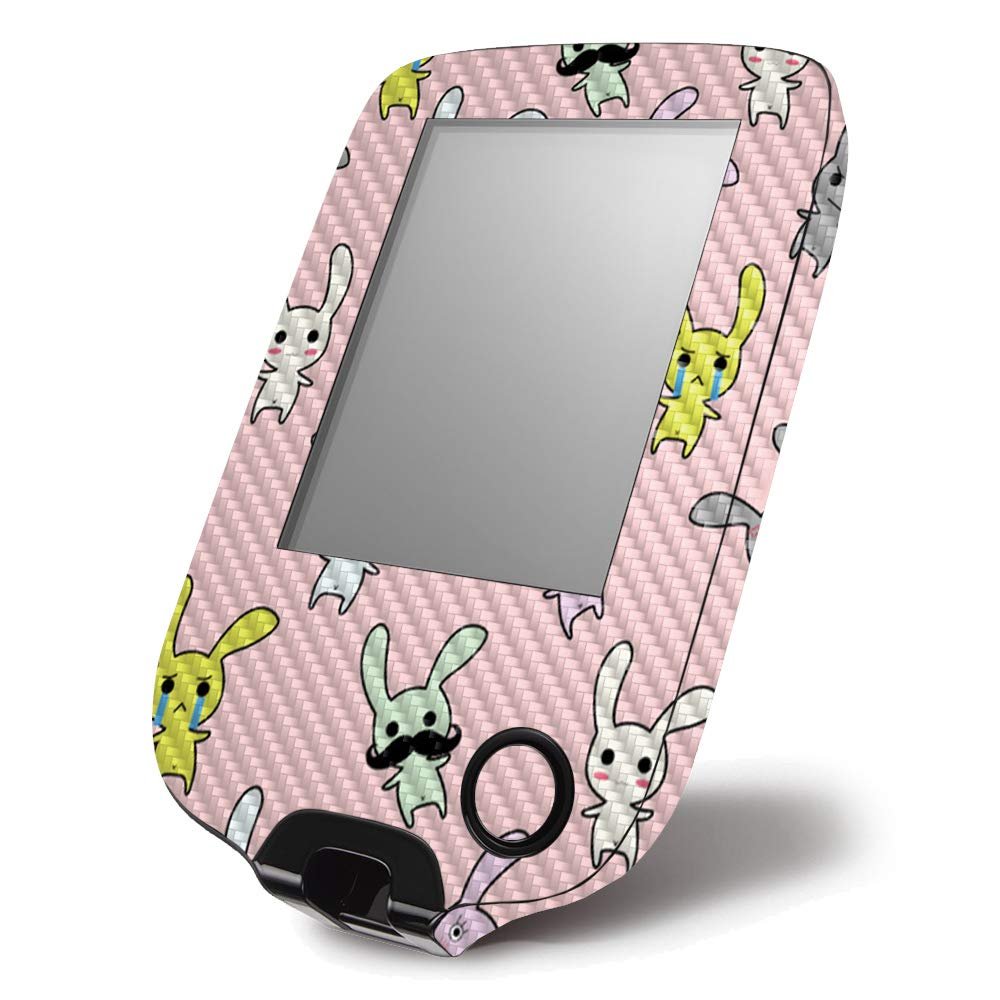 MightySkins Carbon Fiber Skin for Abbott Freestyle Libre 1 & 2 - Bunny Bunches | Protective, Durable Textured Carbon Fiber Finish | Easy to Apply, Remove, and Change Styles | Made in The USA