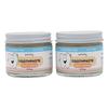 Kids All Natural Fluoride Free Toothpaste  SLS Free Toothpaste with Xylitol, Vegan Gluten Free, Glass Jar Zero Waste Teeth Paste (Orange, 2-Pack) view 1
