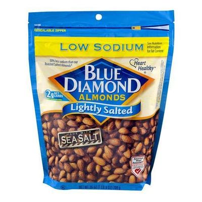 Blue Diamond Lightly Salted Almonds (Pack of 4)
