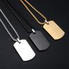 LiFashion LF Stainless Steel Myasthenia Gravis Medical Alert Dog Tag ID Pendant Caduceus necklace for Men Women Teens Health Alert Monitoring Systems,Gold view 4