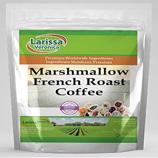 Marshmallow French Roast Coffee (Gourmet, Naturally Flavored, Whole Coffee Beans) (4 oz, ZIN: 554506)