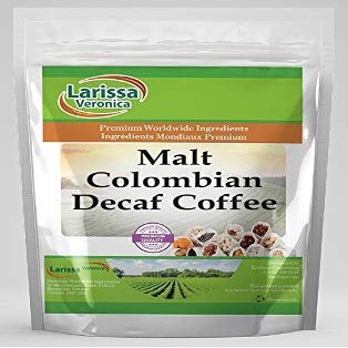 Malt Colombian Decaf Coffee (Gourmet, Naturally Flavored, Whole Coffee Beans) (4 oz, ZIN: 554209) - 3 Pack