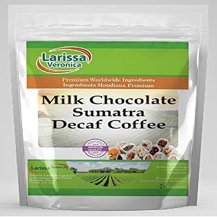 Milk Chocolate Sumatra Decaf Coffee (Gourmet, Naturally Flavored, Whole Coffee Beans) (16 oz, ZIN: 554789) - 2 Pack