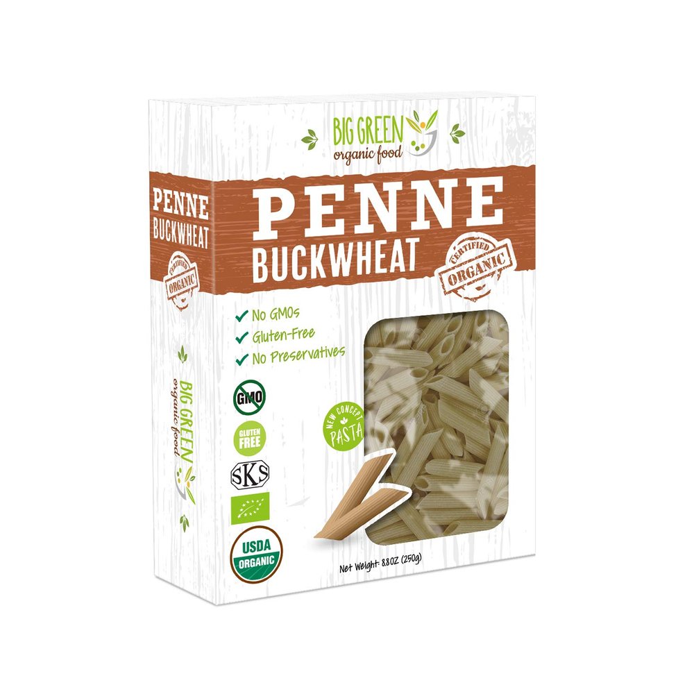 Organic Buckwheat Penne, 8.8oz, New Concept Pasta (6)