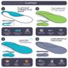 10 Seconds - Flat Foot Orthopedic Insole  Corrective Arch Support for Flat Feet, Biostatic Topper with Shock Absorbing Foam, Prevents Overpronation M 14/14.5 view 4