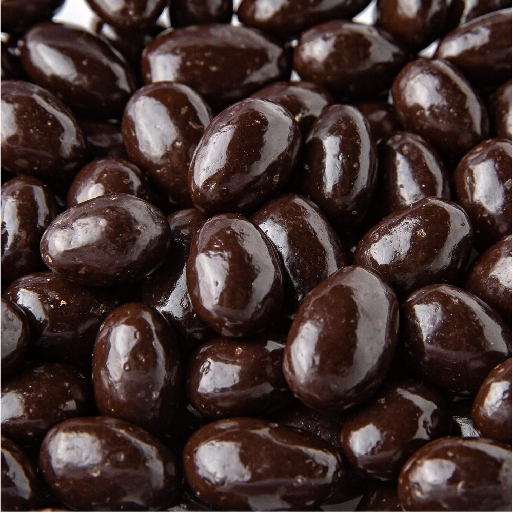 Dark Chocolate Covered Almonds 2-Pound Bag | Bulk Chocolate Covered Nuts | Coated Roasted Almonds for Party Favors, Gifting, Office Candy Jars & Snack Stations
