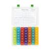 e-Pill 7 Times a Day x 7 Day Clear Weekly Pill Organizer, Vitamin, and Medicine Pillbox (Rainbow) view 2