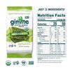 Gimme Seaweed Organic Premium Roasted Seaweed Snacks, Sea Salt & Avocado Oil, 9g Sharing Pack (Single) Keto, Vegan, Gluten-Free, Source of Omega3s & Iodine, Healthy On-The-Go Snack for Kids & Adults view 2