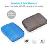 2PCS Portable Travel Pill Organizer Case for Pocket or Purse Cute Small Daily High Quality Pill Box Blue+ Grey(6 Compartments) view 3