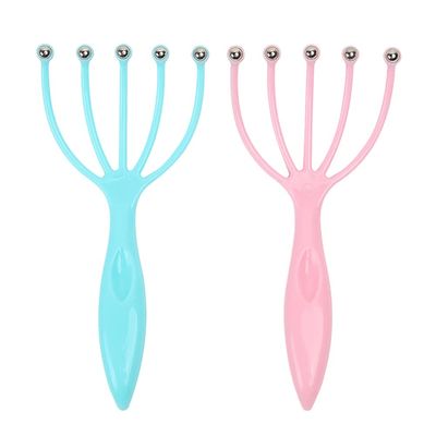 AKOAK 2 Pcs Head Massager Scalp and Neck Ball Five-Claw Massager Handheld Relaxation SPA Hair Care Decompress and Relax