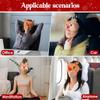 2 Pack Plush Sleep Mask: Christmas 3D Cute Deer Contoured & Breathable Night Sleep Eye Mask for Women Men, Adjustable Nose Bridge Blindfold for Travel, Nap, Shift Work, Meditation, Airplane, Bed view 4