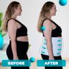 QORE LOGIQ Plus Size Abdominal Binder Post Surgery - C Section Belly Binder, Postpartum Belly Band, Adjustable 12" Compression Wrap for Stomach & Hernia Belt, Black 4XL (white, XXXX-Large) view 2