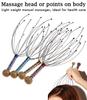 AKOAK 1 Pack Manual Scalp Massage Claws, Wooden Handles, Steel Wire Head Massager, Home Massage Relax - Massage The Acupuncture Points on The Head or Body view 2
