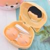 Contact Lens Case - Cartoon Cute Dog Contact Travel Kit Portable Contact Lens Case Container Holder Storage Box Eye Care Kit Contact Lens Storage Box Holder view 4