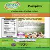 Pumpkin Colombian Coffee (Gourmet, Naturally Flavored, Whole Coffee Beans) (8 oz, ZIN: 556651) view 2