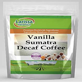 Vanilla Sumatra Decaf Coffee (Gourmet, Naturally Flavored, Whole Coffee Beans) (16 oz, ZIN: 559001) - 2 Pack