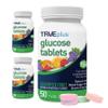 TRUEplus Glucose Tablets, Chewable, Grape, Raspberry, Orange Flavors, 15g Fast-Acting Carbohydrates, Fat Free, Gluten Free, Raise Low Blood Sugar and Boost Energy, 50 Count view 1