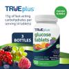 TRUEplus Glucose Tablets, Chewable, Grape, Raspberry, Orange Flavors, 15g Fast-Acting Carbohydrates, Fat Free, Gluten Free, Raise Low Blood Sugar and Boost Energy, 50 Count view 2