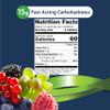 TRUEplus Glucose Tablets, Chewable, Grape, Raspberry, Orange Flavors, 15g Fast-Acting Carbohydrates, Fat Free, Gluten Free, Raise Low Blood Sugar and Boost Energy, 50 Count view 3