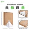 [4 PACK] EcoQuality Deli Paper Sheets Dry Waxed 9x12 - Grease Resistant Sandwich Liner, Microwave Safe, Deli Wrap for Restaurants, BBQ, Schools and Concession Stands (9 in x 12 in - Case of 4) view 3