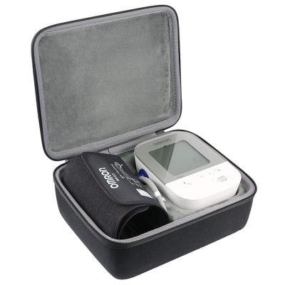 co2CREA Hard Case for OMRON Silver M4 Blood Pressure Monitor Upper Arm Cuff BP5250 BP7250 HEM-7156 HEM-7155T, Portable Travel Case Replacement