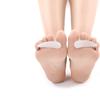 DOMG 4Pair/8Pcs Gel Hammer Toe Crest Cushions, Right/Left Hammertoe Gel Support Pads, Straightener and Corrector for Curled, Curved, Crooked, Overlapping, Clubbed Claw and Mallet Toes Curling Relief view 1