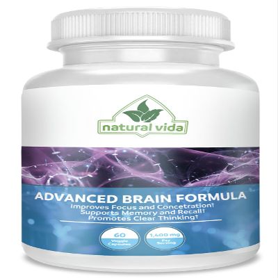 Advanced Brain Formula (60 Veggie Caps) I Memory, Brain, Booster I Mental Focus