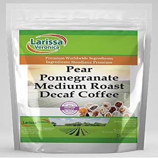 Pear Pomegranate Medium Roast Decaf Coffee (Gourmet, Naturally Flavored, Whole Coffee Beans) (16 oz, ZIN: 560442)