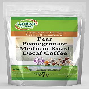 Pear Pomegranate Medium Roast Decaf Coffee (Gourmet, Naturally Flavored, Whole Coffee Beans) (16 oz, ZIN: 560442)