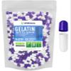 XPRS Nutra Size 0 Empty Capsules - 500 Count Empty Gelatin Capsules - Pills DIY Capsule Filling - Pure Bovine Pill Gel Caps for Do-It-Yourself Supplements (Purple/White)