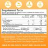 Llama Naturals Kids Probiotic with Prebiotic Fiber, Vegan, Organic Prebiotics and Probiotics Gummies for Gut Health Support, Toddler Real Fruit Gummy Vitamins, No Added Sugar Cane, Peach Mango, 60 Ct view 3