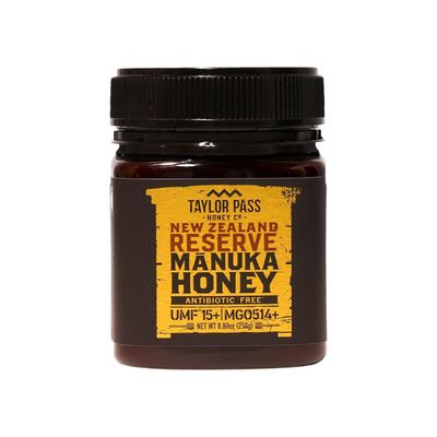Taylor Pass Honey Co Manuka Honey UMF 15+ MGO 514+ | Monofloral New Zealand Honey | Premium, Sustainable, Non-GMO, Halal, UMF Certified | BPA-Free Jar | 8.83 oz