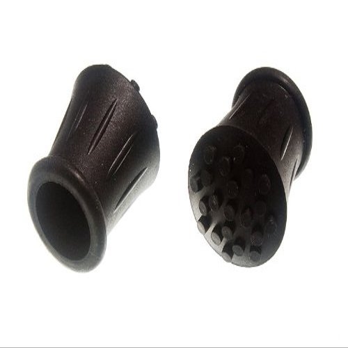 12 x Walking Stick Crutch Frame FERRULES Black Rubber 3/4 INCH 19MM ID