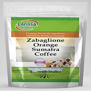 Zabaglione Orange Sumatra Coffee (Gourmet, Naturally Flavored, Whole Coffee Beans) (4 oz, ZIN: 561440)