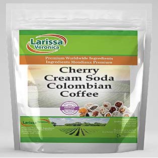 Cherry Cream Soda Colombian Coffee (Gourmet, Naturally Flavored, Whole Coffee Beans) (4 oz, ZIN: 561694) - 2 Pack