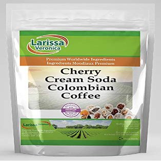 Cherry Cream Soda Colombian Coffee (Gourmet, Naturally Flavored, Whole Coffee Beans) (4 oz, ZIN: 561694) - 2 Pack