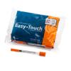 EasyTouch U-100 Insulin Syringe with Needle, 27G 0.5cc 1/2-Inch (12.7mm), Box of 100 view 2
