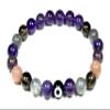 AWAKEN YOUR KUNDALINI Emotional Balance & Strength Bracelet  Evil Eye, Moonstone, Amethyst view 3