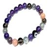 AWAKEN YOUR KUNDALINI Emotional Balance & Strength Bracelet  Evil Eye, Moonstone, Amethyst view 4