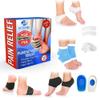 Plantar Fasciitis Foot Pain Relief 14-Piece Kit  Premium Planter Fasciitis Support, Gel Heel Spur & Therapy Wraps, Compression Socks, Foot Sleeves, Arch Supports, Heel Cushion Inserts & Grips view 1