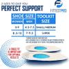 Plantar Fasciitis Foot Pain Relief 14-Piece Kit  Premium Planter Fasciitis Support, Gel Heel Spur & Therapy Wraps, Compression Socks, Foot Sleeves, Arch Supports, Heel Cushion Inserts & Grips view 2