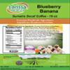 Blueberry Banana Sumatra Decaf Coffee (Gourmet, Naturally Flavored, Whole Coffee Beans) (16 oz, ZIN: 563005) - 2 Pack view 2