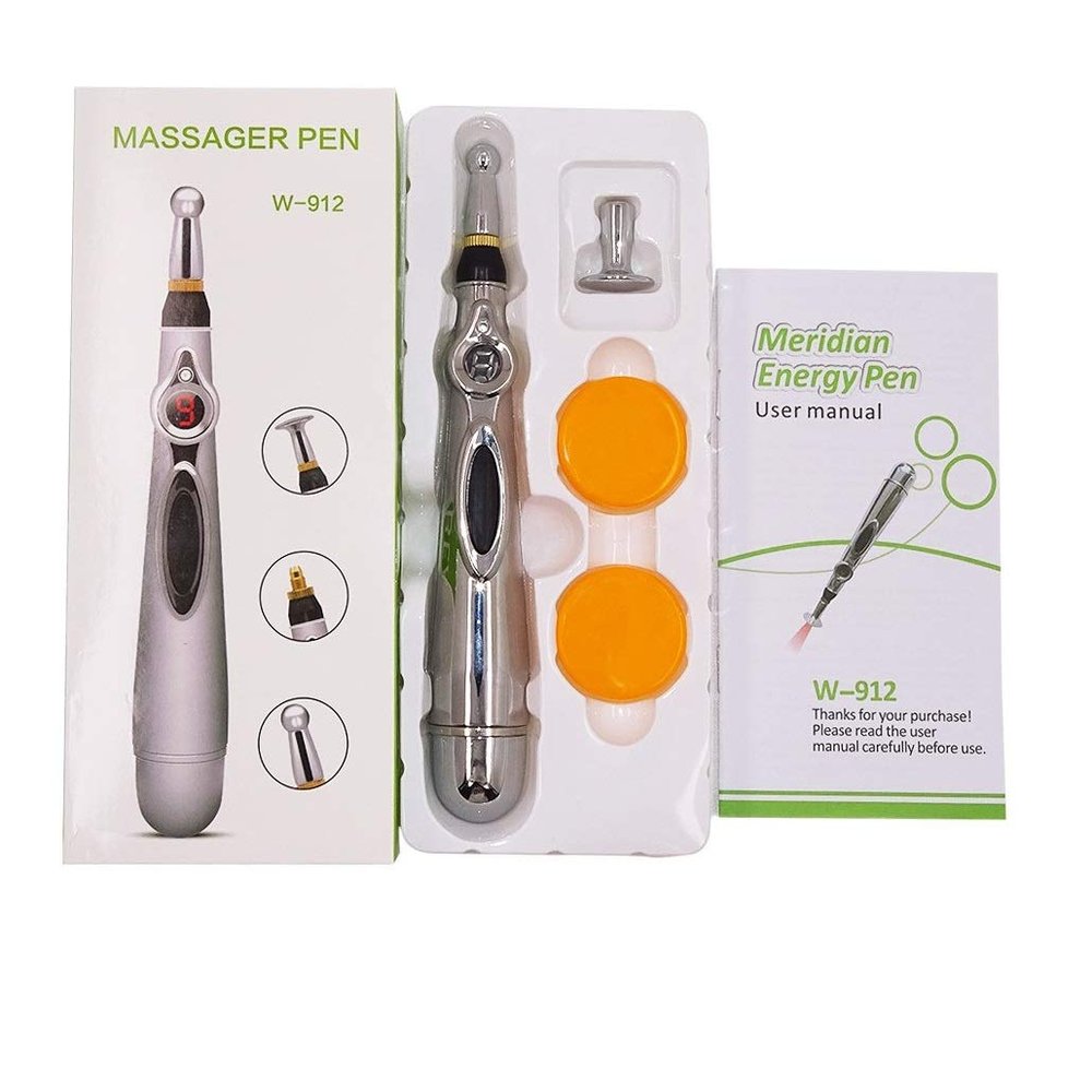 Acupuncture Pen Electric Meridian Energy Body Massager Pain Relief Therapy Instrument