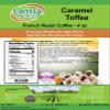 Caramel Toffee French Roast Coffee (Gourmet, Naturally Flavored, Whole Coffee Beans) (4 oz, ZIN: 565010) view 2