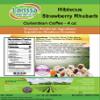 Hibiscus Strawberry Rhubarb Colombian Coffee (Gourmet, Naturally Flavored, Whole Coffee Beans) (4 oz, ZIN: 564450) - 2 Pack view 2