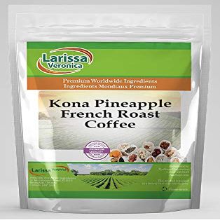 Kona Pineapple French Roast Coffee (Gourmet, Naturally Flavored, Whole Coffee Beans) (4 oz, ZIN: 564594)