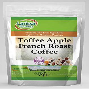 Toffee Apple French Roast Coffee (Gourmet, Naturally Flavored, Whole Coffee Beans) (4 oz, ZIN: 565062)