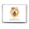 Golden Retriever Note Cards with Envelopes, Personalized Stationery with Dog, Pack of 10 Folded Notecards view 3