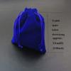 10pcs Approx.12x15cm(4.72x5.9Inch) Blue Velvet Pouches Bags Drawstring Jewelry Gift Packaging-YM700-2 view 3