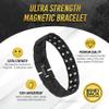MagnetRX Ultra Strength Magnetic Bracelet  Effective Stainless Steel Magnetic Bracelets for Men  Adjustable Length with Sizing Tool for Perfect Fit (Black) view 3